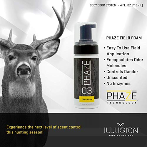 PhaZe 3 Field Foam 1 Deer Hunter's Scent Elimination & Scent Control