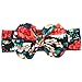 CÉLLOT 6 Pack Baby Girls Big Hair Bows Flower Pattern Boho Headbands Mix color Hair Wrapped Headbands Turban Knotted Headbands for Baby Girls and Infants