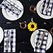 Cotton Clinic Set of 12 Cloth Napkins Gingham Check 100% Cotton 20x20 inches - Soft Durable Washable - Ideal for Events Wedding Christmas Easter - Perfect Everyday Use Table Dinner Napkins Navy Blue