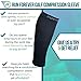 Calf Compression Sleeves For Men & Women - Leg Compression Sleeve - Footless Compression Socks for Shin Splint &Varicose Vein