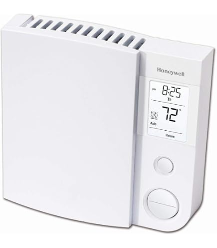 Honeywell Home Manual Line Voltage Baseboard Thermostat – CT410A1001/E1, For Electric Baseboards, Convectors, Fan-Forced Heaters, 2-Wire, 22A