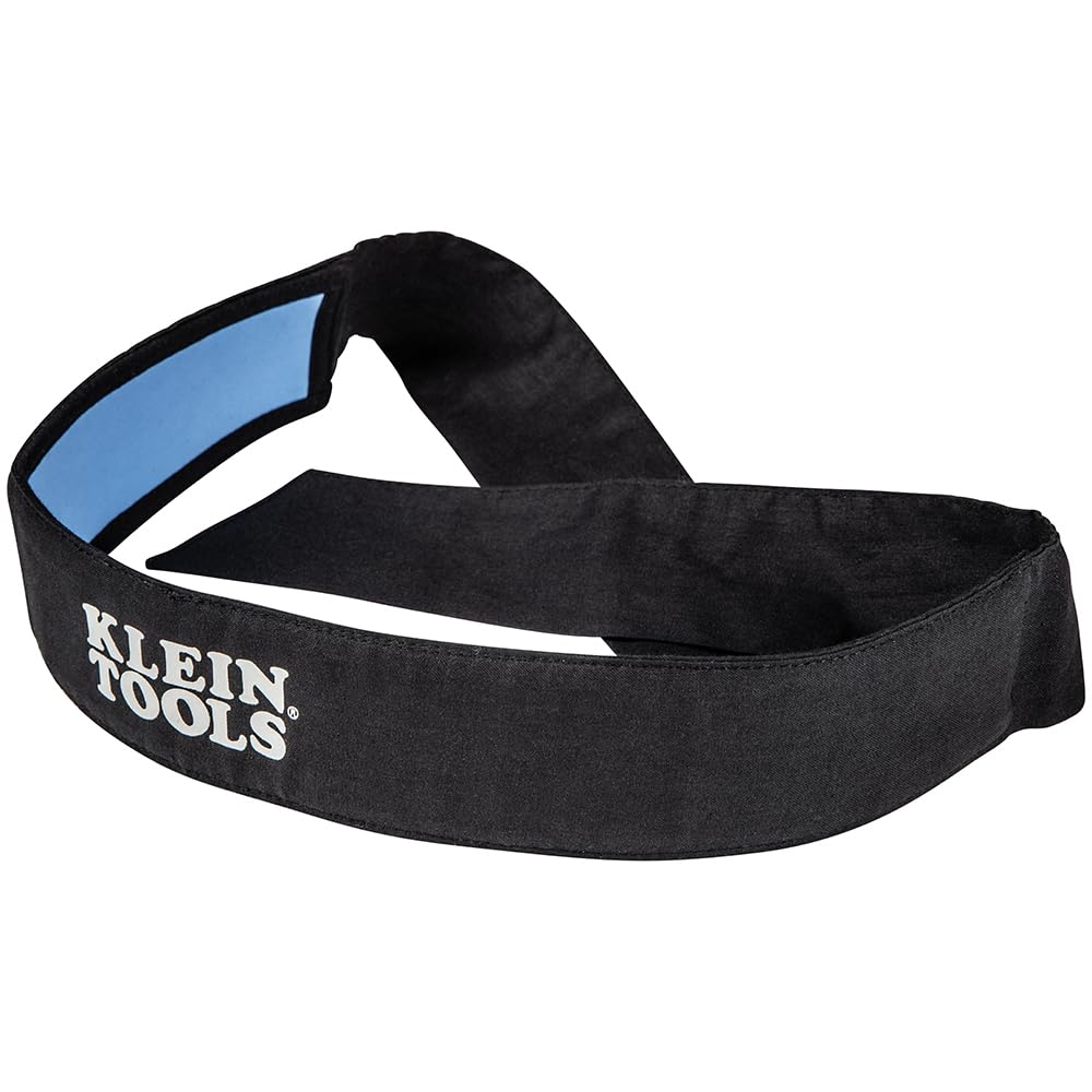 Klein Tools 60123 Bandana, Stay Cool With Evaporative PVA Technology, Black