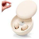 Yihou Small Mini Invisible Earbuds Wireless Bluetooth Hidden Headphones Discreet Tiny Earbuds for Work Smallest Low Profile Micro Sleep Earbud Invisible Ear Buds for Small Ear Canals Sleeping
