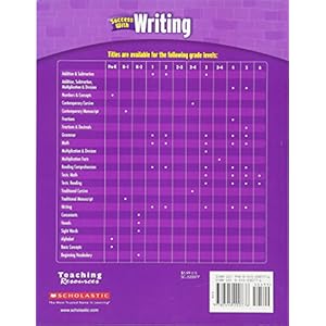 Scholastic Success with Writing, Grade 3