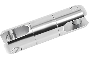 QZATTCAEN 5 Ton Cable Pulling Swivel for Electricity Construction, Wire Bearing Breakaway Swivel - 1 Pack