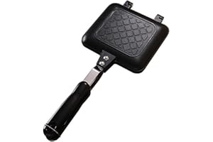 DualSided NonStick Sandwich Maker for Eggs, Waffles, and Breakfast Cooking, Featuring Heating and Compact Design for Kitchen 