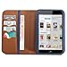 GMYLE Nook HD 7 Case, Wallet Case Classic for Barnes & Noble Nook HD 7 - Navy Blue & Brown Cross Pattern PU Leather Slim Stand Case Cover (with Card Slots and Money Pocket)