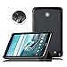 IVSO LG G Pad F 8.0 Case/ LG G Pad 2 8.0 case- Ultra-Slim and Ultra-light High Quality PU Leather Folio Case Stand Cover for [AT&T 4G LTE Model V495 and T-Mobile 4G LTE Model V496] Tablet (Black)