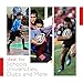 Pro Impact Training Rugby Ball - Professional Grade Ball - Ideal Toss & Kick Practice for Youth & Adult - Indoor or Outdoor Use (White, Size 4)