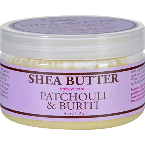Nubian Heritage Shea Butter - 100 Percent Organic - Patchouli and Buriti - 4 oz