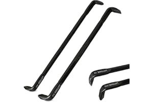 LATTOOK 2PCS Right Angle Offset Screwdriver Set, 90 Degree Z-Type Double End Screwdriver with Phillips and Slotted, Bent Low Profile Screwdriver, 15mm Flat Elbow Design for Tight Narrow Space