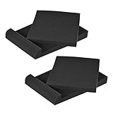 ammoon 2 Pack Studio Monitor Speaker Isolation Acoustic Foam Pads Max. 9.6