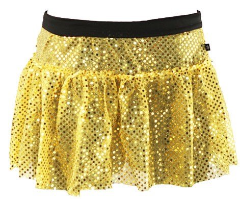 Yellow Sparkle Running Skirt S