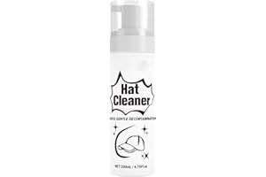 Fitted Hat Cleaner | Hat Cleaner | Portable Foam Sweat Removal 200ml For Polyester Cotton Helmet Stain Dirt Odor Care Bathroo