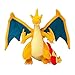 Mega Charizard Y Plush Toys Stuffed Doll With Badges, Yellow - 9 Inch