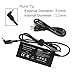 Chromebook Chargers Laptop Compatible with Acer CB3 CB5 11 13 14 15 R11 N16P1 A13-045N2A N15Q9 C738T N15Q8 CB3-532 CB3-431 PA-1450-26 Spin 1 3 5 Serises AC Adapter Power Supply Cord 19V 3.42A