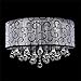 DINGGU 4 Lights Flush Mounted Modern Drum Ceiling Light Chandelier Lamp Fixtures Rain Drop Decoration