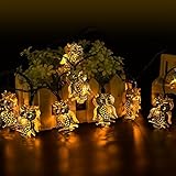 Solar Powered Owl Shape String Lights