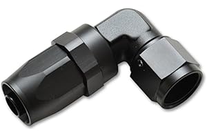 Vibrant Performance 21990 90 Degree Elbow Forged Hose End Fitting; Hose Size: -10An, 1 Pack