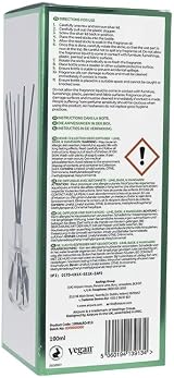 airpure Reed Diffuser Lime Basil Mandarin 100 ml 8 Black Sticks view 2