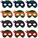 Ninja Turtle Masks for Kids - 12 Felt Toy Masks, Best Birthday Party Ninja Turtles Supplies Favors for Goodie Bag, Gifts, etc