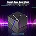 LED Speaker, ELEGIANT Portable LED Lighting Bluetooth Speaker Stereo Magic Cube Mini Wireless 4.0 Speaker with Microphone for Smartphones iPhone iPad Samsung Tablet Laptop MP3 CD Player