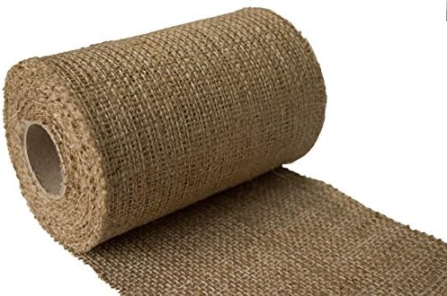 Burlapper 6" x 30 Yards Jute Burlap Ribbon Roll
