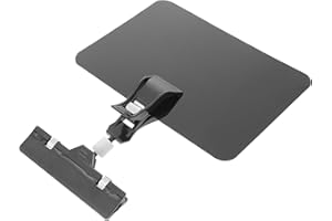 JECOMPRIS 12pcs Waterproof Reusable Plastic Chalkboard Price Label Holders with Black Clip-on Storage Signs