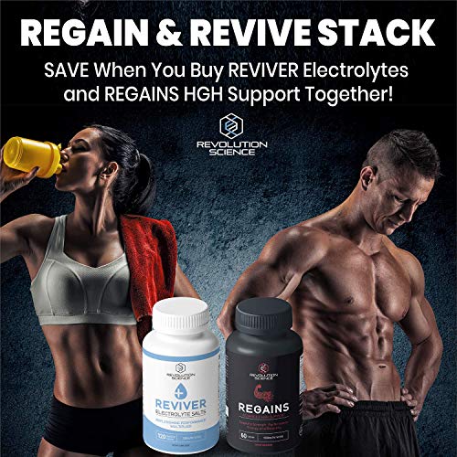 REVIVER Salt Pills with Electrolytes, 120 Salt Tablets for Runners