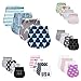 Baby Burp Cloths 4 Pack, 100% Organic Cotton | Large, Triple Layer, Ultra Absorbent & Soft |Burping Rag for Newborn, Ranger Set, Gender Neutral |Baby Shower Gift for Boys & Girls by Chunky Chops