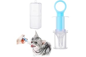 LISHAE Pet Pill Dispenser Pet Feeding Tool Kit Pet Piller Gun Liquid Watering Syringe with Soft Tip for Dog Puppy Cat
