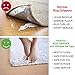HAIOOU Rug Gripper, 8+4 Pcs Non Slip Rug Corner Grippers Anti Slip Carpet Tape Grips, Advanced with Renewable Adhesive Pad for Hardwood Floors - Ideal Area Rug Runner Stoppers to Ensure Safety