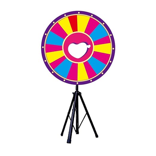 Eraser Wheel IElyiEsy 24 Inch Spinning Prize Wheel Of Fortune With Folding Tripod Floor Stand Height Adjustable 14 Slots Spin Wheel With Dry Erase Marker & Eraser For Carnival Trade Show In - Foto 13