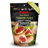 ORGANIC TURKISH FIGS - BULK SIZE - 2.1lbs (34oz) - Kosher Non-GMO Sun Dried