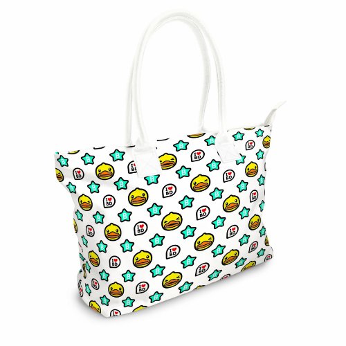B.Duck Star Pattern Horizontal Tote Bag