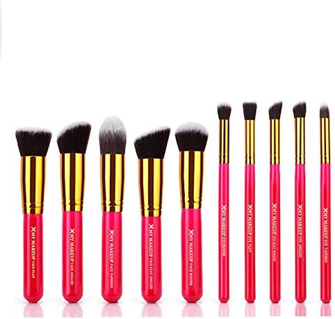Osier 10 Pieces Makeup Brushes Set Foundation Blending Blush Eye Face Liquid Powder Cream