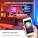 Novostella Smart RGB LED Strip Lights Kit, 20ft Wireless Flexible Color Changing 5050 LEDs, Waterproof RF Remote 12V Dimmable LED Tape for Home Lighting, Working with Alexa Goolge Assistant, UL Listed