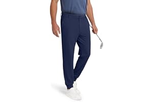 SNOWTEN Men's Golf Joggers Pants with 5 Pockets Stretch Fit Work Dress Athletic Jogger Sweatpants for Running Gym