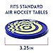 Vivid Two-Tone Air Hockey Pucks (6-Pack) | Wear-Proof Molded Psychedelic Patterns and Designs | Large 3.25-inch Pucks for Standard Air Hockey Tables | Perfect Addition to Game Rooms and Arcades