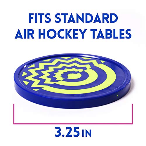 Deluxe Vivid Color Full Size Air Hockey Replacement Pucks - Set of 6! - Thumbnail 5