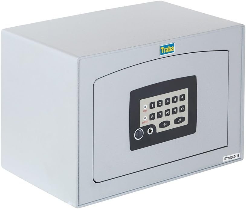 Traba 38012 Caja Fuerte de Sobreponer, Gris, 16 l: Amazon.es: Bricolaje y herramientas
