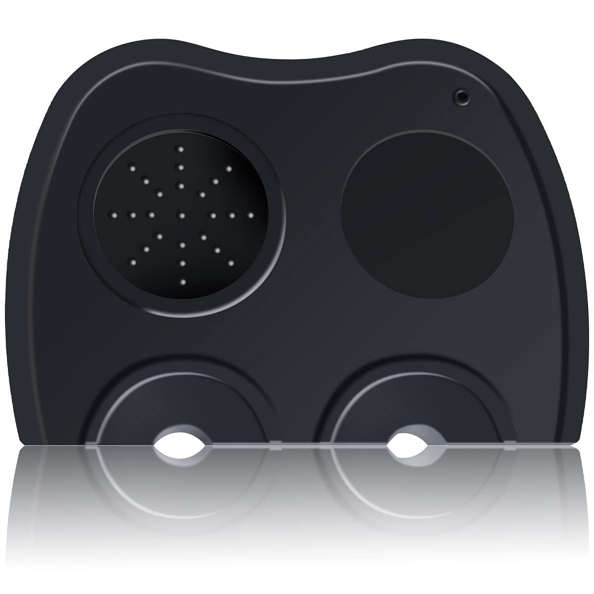 Creepy Party Coffee Tamper Mat Silicone Espresso Tamping Pad Rubber Black Tampering Station Barista Accessrioes for Portafilter 21x14cm