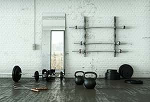 Amazon.com : AOFOTO 6x4ft Gym Dumbbell Room Backdrop