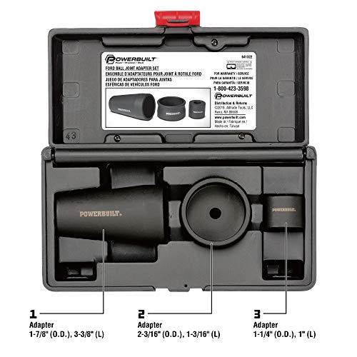 Powerbuilt Ford Lower Ball Joint Adapter Kit, Remove Replace Install