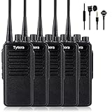 TYT TC-3000A 10W UHF 400-520 MHz 16CH 1750Hz Scan VOX Scrambler Two Way Radio Handheld Transceiver With USB Program Cable and In-ear Headphone - 5 set