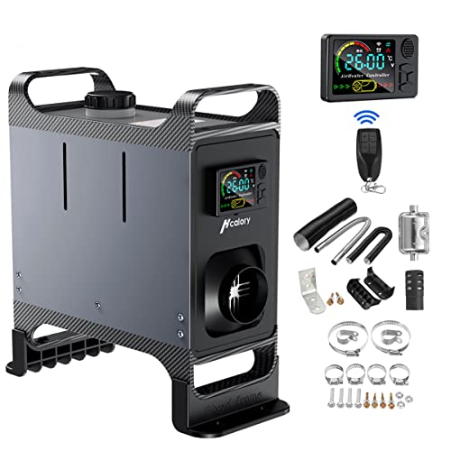 thumbnail interactive-video image 1 of Hcalory 12V 5/8kW Diesel Air Heater With LCD Remote – All-in-One For Car, Home, Bus, RV 1 of 5