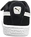 PUMA Suede Classic 2-Strap Sneaker  , Black/White, 11.5 M US Little Kid