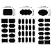 Chalkboard Labels,146pcs Waterproof Reusable Chalkboard Stickers with 1 White Chalk Markers Window Pens Erasable for Labeling Mason Jars, Pantry, Craft Rooms & Closets - Organize Your Home & Office
