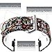 allbingo Fitbit Ionic Accessory Bands, Manly Case Women Cute Strap Rugged Pro G-Shock Like Protective Wristband for Fitbit Ionic Smartwatch (Skeleton Flowers/Silver, Small 5.5