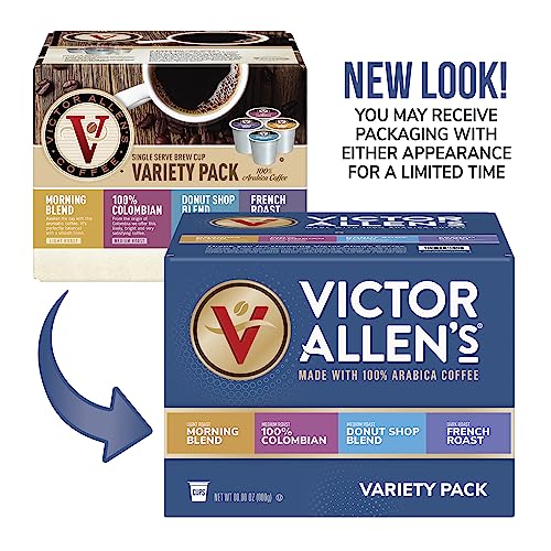 Victor Allen's Coffee Variety Pack, LightDark Roasts, 42 Count, Single